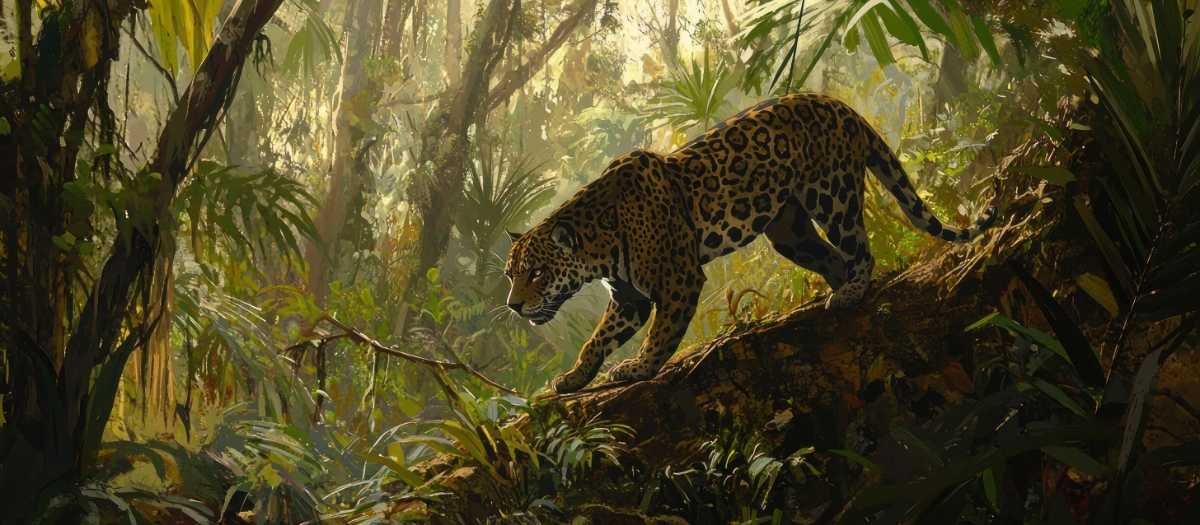 First Ayahuasca Experience - a jaguar