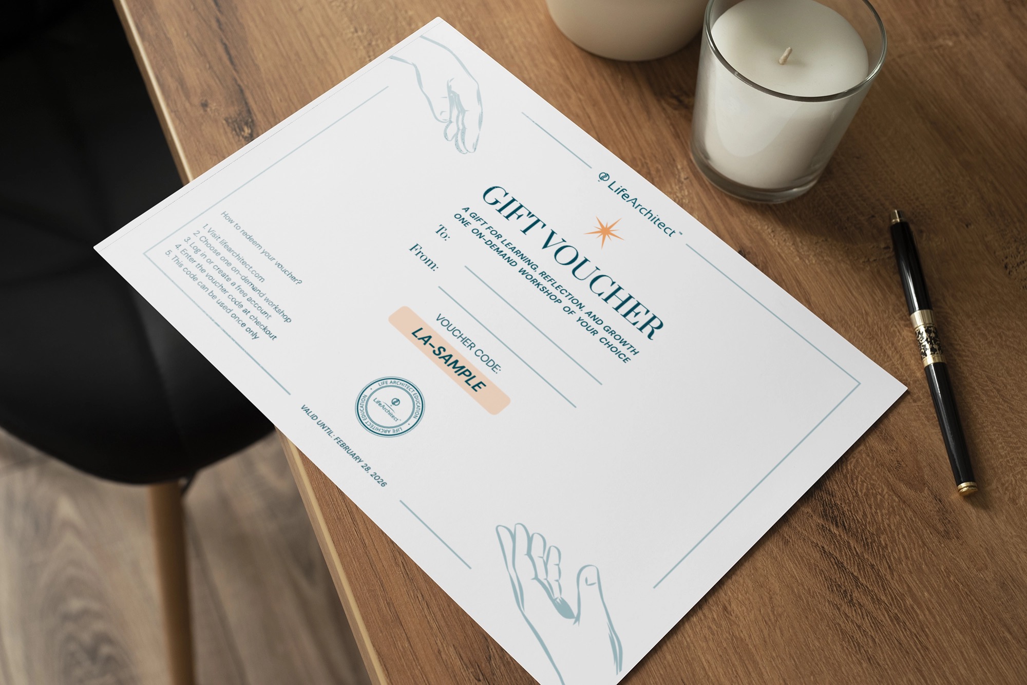 Vertical poster mockup design